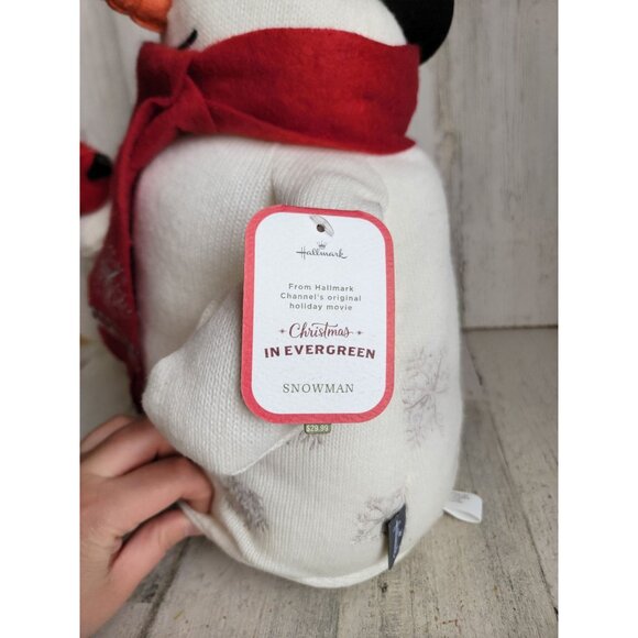 Hallmark Christmas in Evergreen snowman Holiday Movie Plush decor - Picture 4 of 8